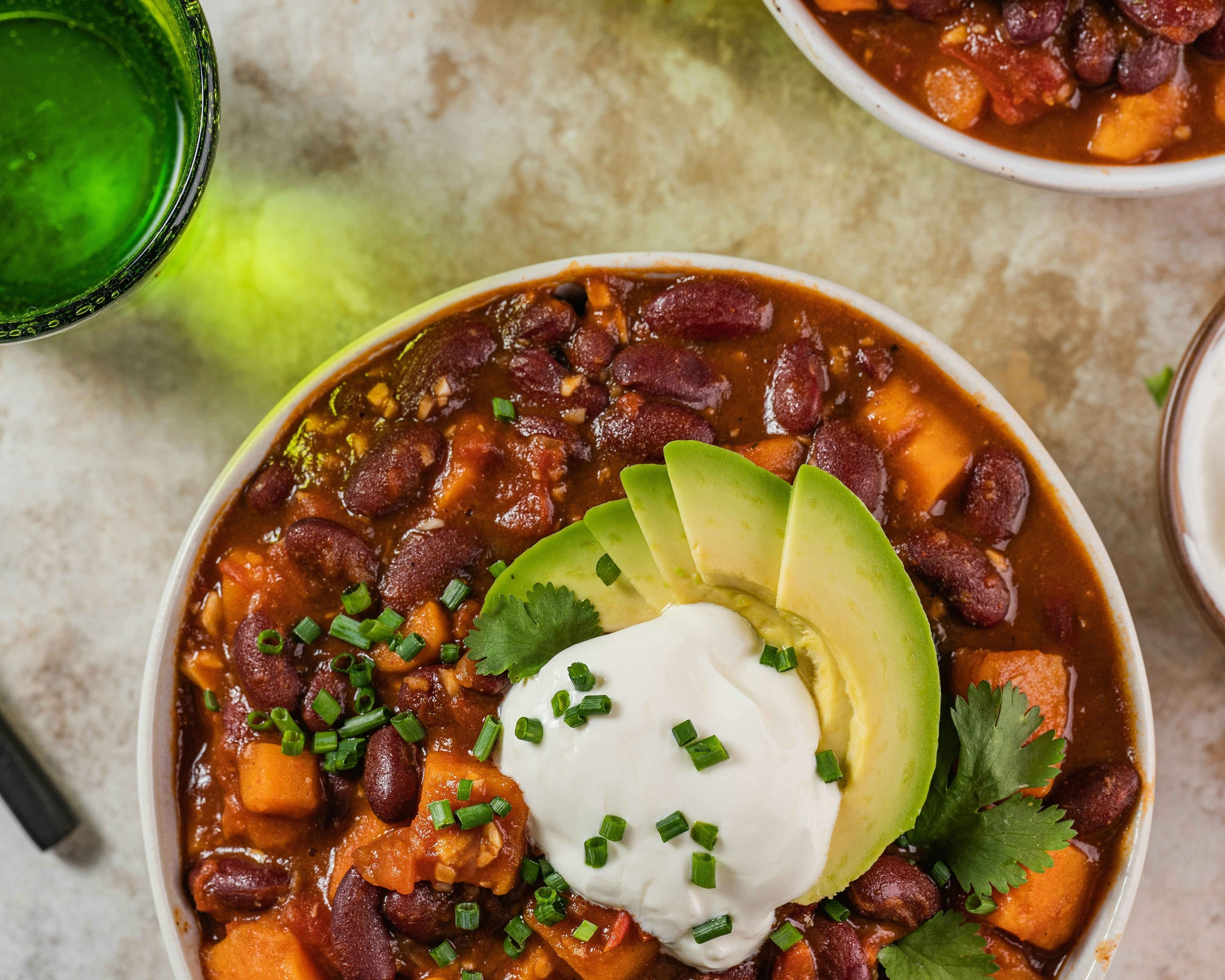 Hearty Vegan Sweet Potato Chili