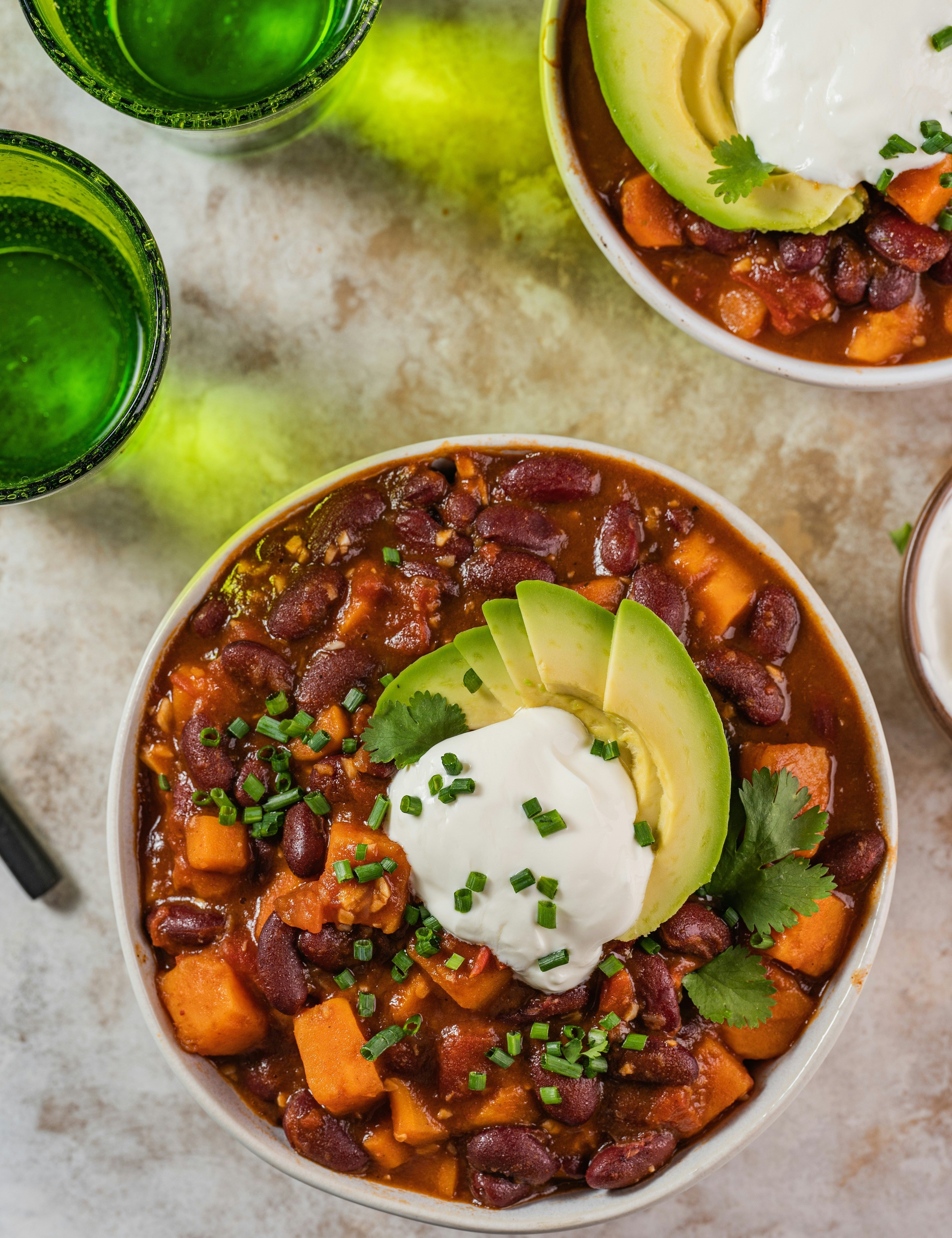 Hearty Vegan Sweet Potato Chili