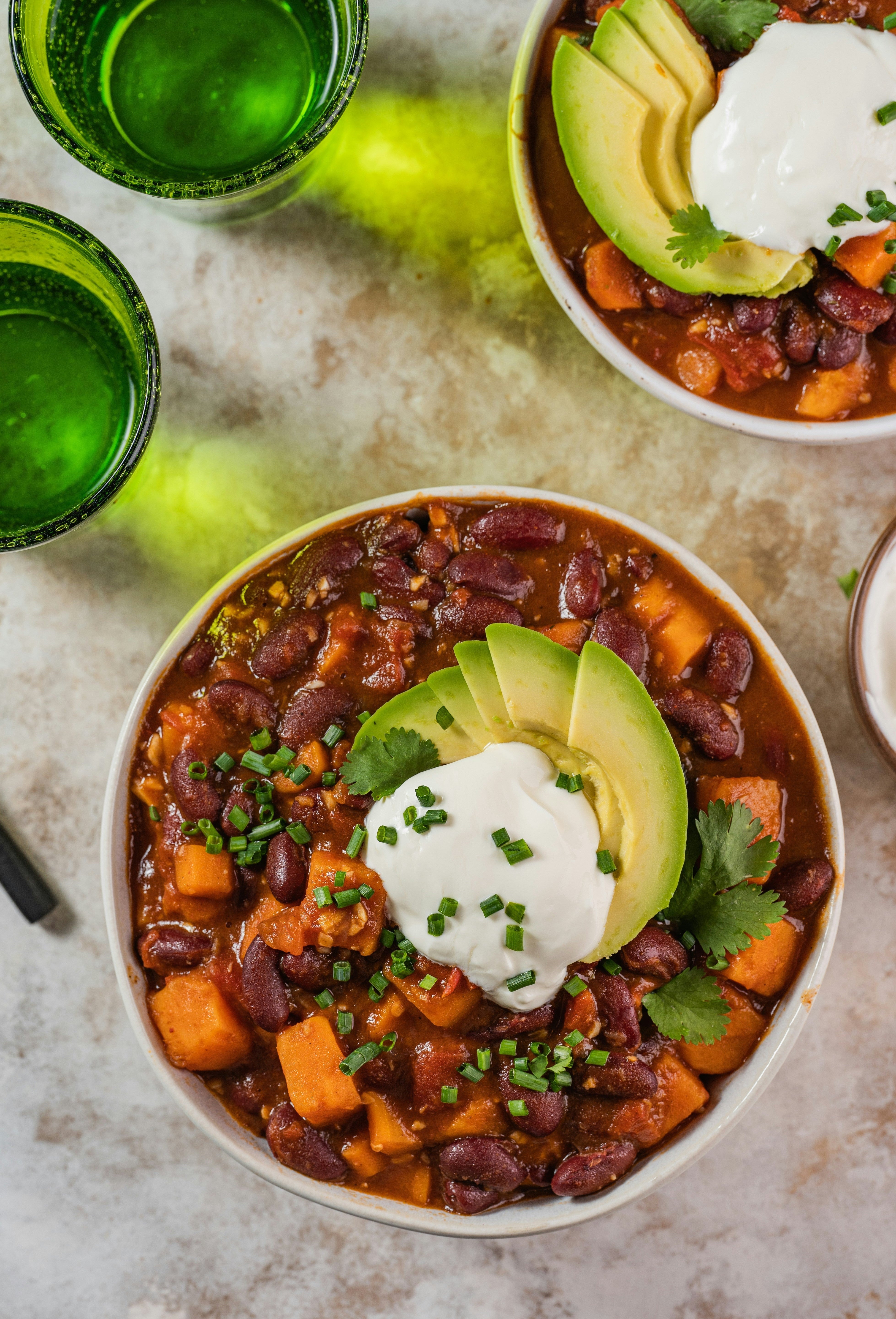 Hearty Vegan Sweet Potato Chili